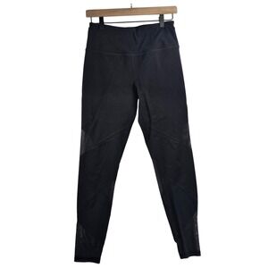 Victoria's Secret Sport Knockout Black Mesh Panel Leggings Size S